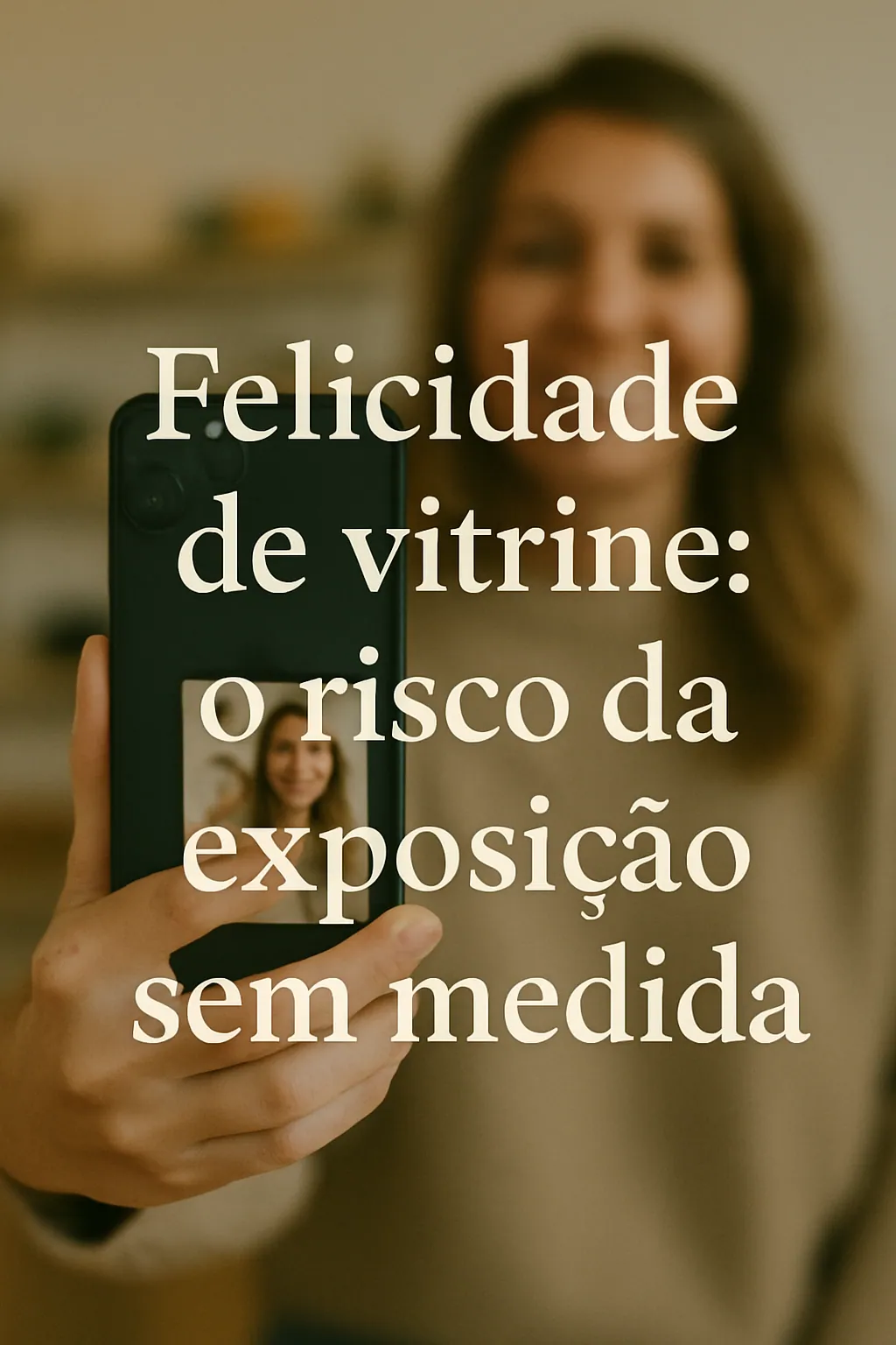 Felicidade de vitrine: o risco da exposição sem medida